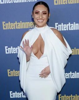 Free Sexy Francia Raisa’s Big Boobs at the Pre-SAG Party (19