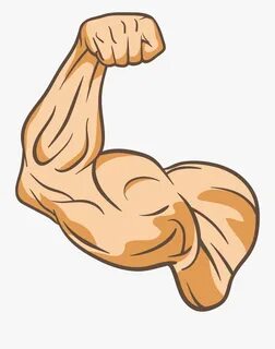 Clipart Banana Arm - Cartoon Muscle Arm Png , Free Transpare