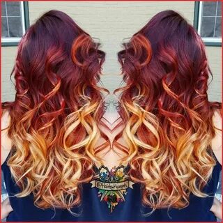 Fire Ombre Hair Color Related Keywords & Suggestions - Fire 