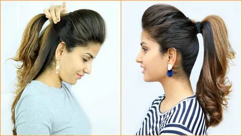 NEW High Puff Ponytail Hairstyles - 4 Easy Ponytails for Sch