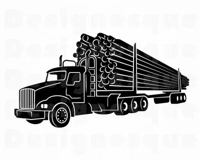 Logging Truck 2 SVG Truck SVG Trucking Svg Logging Svg Etsy