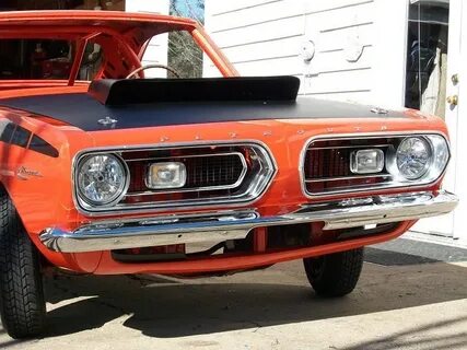 69 Barracuda glass hood + hemi scoop ?? For A Bodies Only Mo