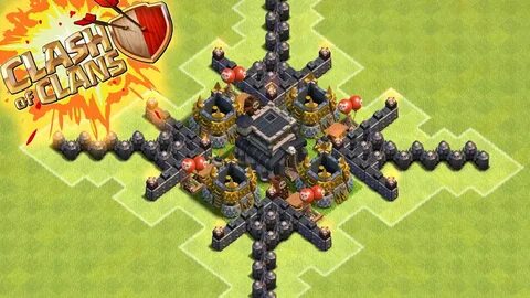 Clash Of Clans ULTIMATE TH9 TROLL BASE BUILD! Town Hall 9 No