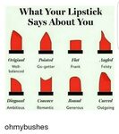 What Your Lipstick Says About You Ingled Original I Lal Prin