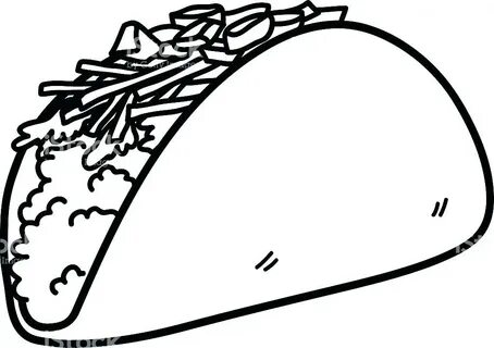 Taco Clipart Black And White - ideas 2022