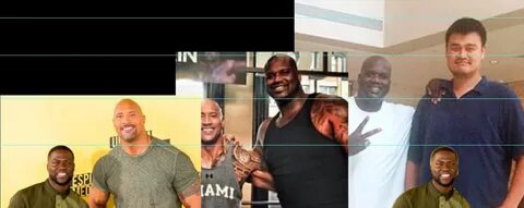 View 30 Kevin Hart Dwayne Johnson Shaq Yao Ming - imageabove