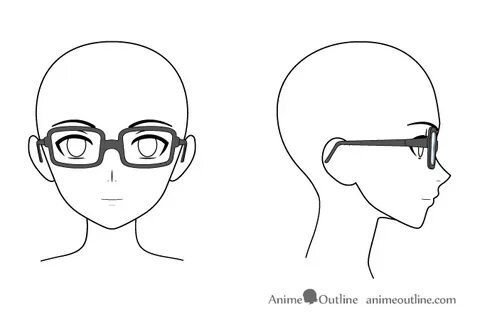 side view female wearing glasses anime - Google Search Zeich