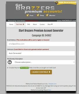 UPDATED List of Working Brazzers Premium Accounts Free - 202