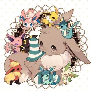 Alternative Pokemon Art // gottacatchemall: イ-ブ イ た ち. Eevee