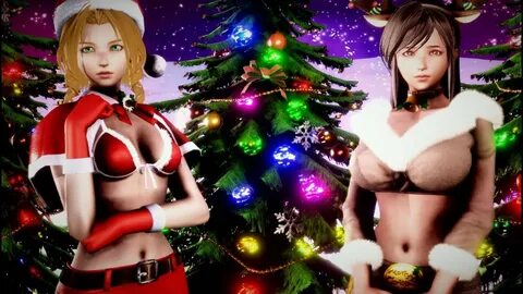 Honey Select Studio NEO Mods Xmas Aerith and Tifa