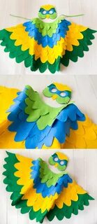 Parrot Costume Kids Costume Bird Dress up Costume Halloween 