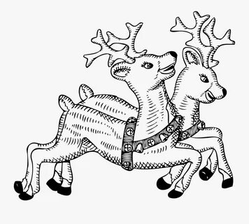 22+ Reindeer Clipart Black - Kemprot Blog