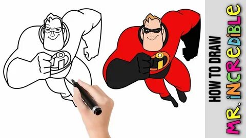 How To Draw Mr. Incredible From Incredibles 2 ★ Cute Easy Dr