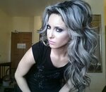 Image result for silver and black striped hair Hair Styles i