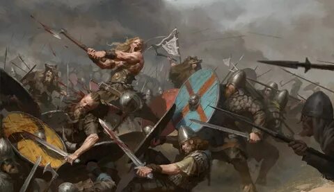 #warrior #war fantasy art #battle #Vikings #1080P #wallpaper