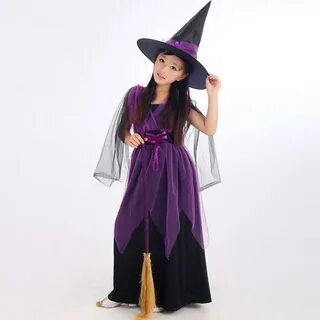 Костюм на Хэллоуин для детей, вечерние костюмы ведьмы вампир