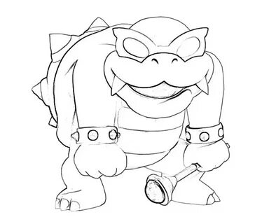 Lemmy Koopa Coloring Pages Sketch Coloring Page