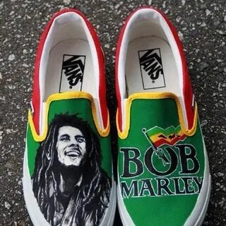 Bob Marley Vans Bob marley shoes, Painted canvas shoes, Canv