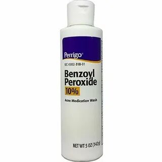 Perrigo Benzoyl Peroxide 10% Acne Medication Face Wash, 5 Fl