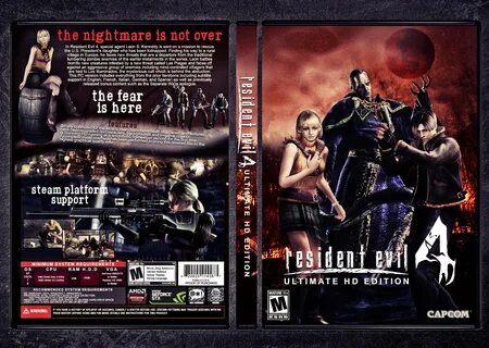 Viewing full size Resident Evil 4 Ultimate HD Edition box co