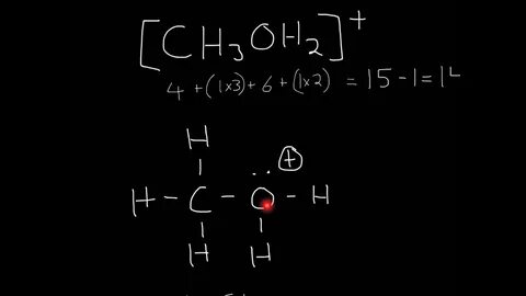 Lewis Structure CH3OH2+ - YouTube