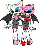 Twin Sisters By Chaoscroc - Rouge The Bat Robot - (664x783) 