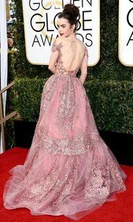 One of the best dresses on the red carpet -- Lily Collins in
