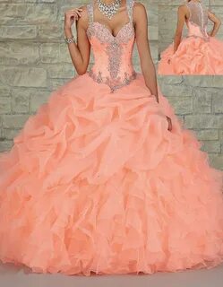 HOT!New Style Beaded Long Prom Ball Gown Quinceanera Wedding