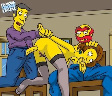 Edna Krabappel Fucked Hard- Willie and Skinner - The Simpson