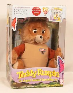 28 Teddy Ruxpin Toy with Cartridge and 2 Books BD243 Teddy r