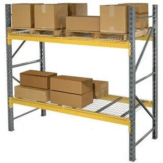 Material Handling Husky Rack & Wire Double Slotted Pallet Ra