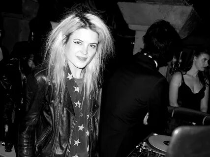 Alison Mosshart from The Kills DJing at Teddy's, Hollywood. 