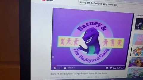 Barney & the backyard gang theme song - YouTube