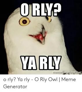 🐣 25+ Best Memes About O Rly Owl O Rly Owl Memes