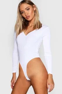 boohoo front thong bodysuit cheap online