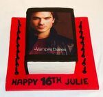 Vampire Diaries Cake Vampire diaries, Vampire party, Vampire