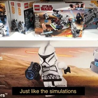 Lego - Just like the simulations Star Wars: Battlefront Know
