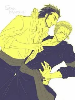 Mihawk x Zoro, One Piece Lukisan tubuh, Gambar anime, Gambar