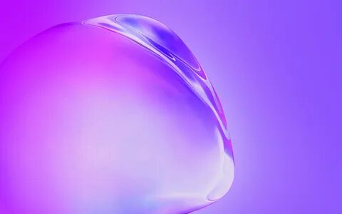 Download wallpapers Samsung Galaxy S11, water bulb on a purp