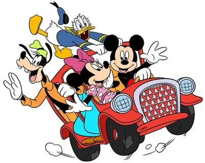 minnie mouse IN car CLIPART - Google Search Mickey mouse and