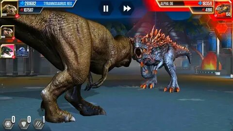 T-REX GEN 1, T-REX GEN 2, INDORAPTOR vs ALPHA 06 BOOS 200 - 