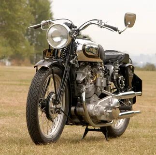 Старинный мотоцикл AJS V4 (реплика) / Ретро мотоциклы / Байк