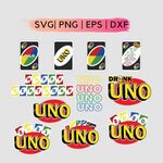 Drunk Uno Svg Free - Layered SVG Cut File - Creative Free Fo
