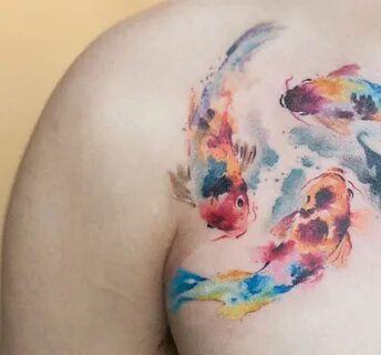 Koi Tattoo - Tattoo Insider Watercolor fish tattoo, Koi fish