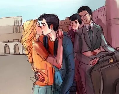 Percy and Annabeth in Rome 3 (I'm kind of proud they finally