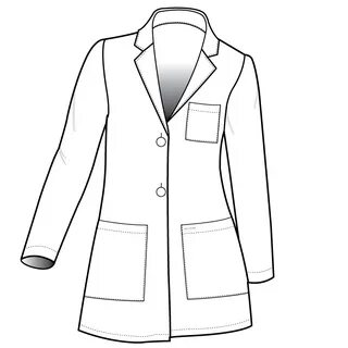 Lab Coat Drawing Clothes Clipart Clipartmag Sketch Coloring 