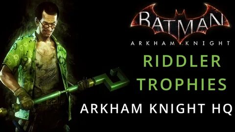 Batman Arkham City Subway Riddler Trophies : Batman Arkham C