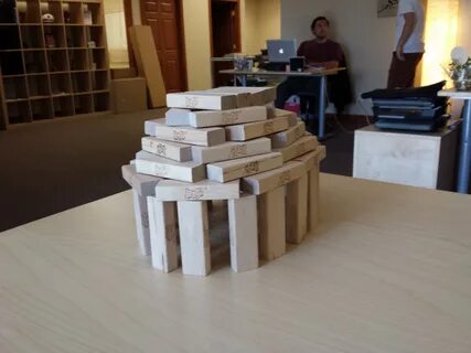 Famous Buildings Made Entirely Of Jenga Blocks - Travis Hanc