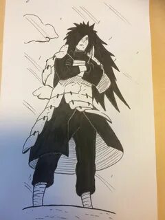 Got this drawing of Madara from a friend of mine:) : Naruto 