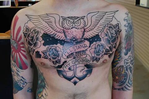 Middle Chest Tattoos * Arm Tattoo Sites